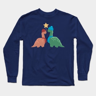 Christmas Dinos Long Sleeve T-Shirt